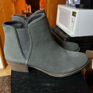 Gray Ankle Boots